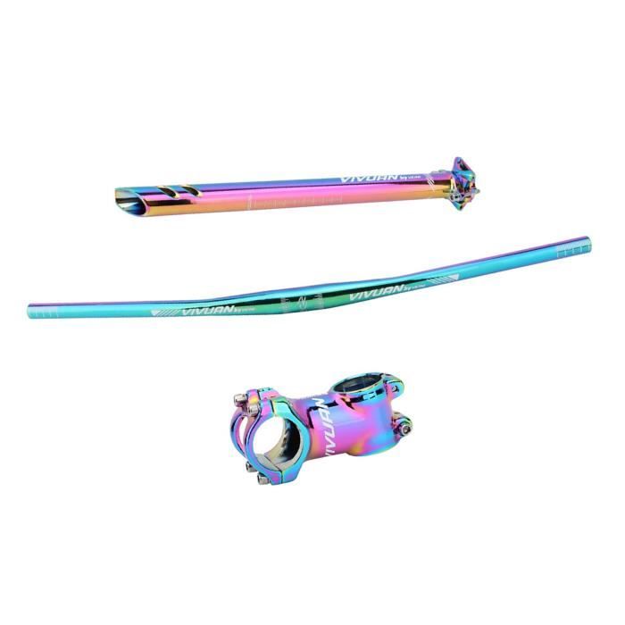 Guidon VTT Carbone Super Léger 31,8 Mm X 720 Mm – Violet, Confortable, Rigide – Descente Et Montagne