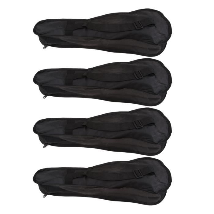 Generic Housse pour ukulélé de concert rembourrée en tissu Oxford extra épais pour instruments de musique Sac de transport avec poignée et sangles 