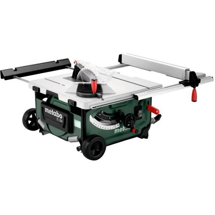 Scie circulaire de table METABO TS 254 - 2000 W - lame 254 mm - hauteur de coupe max. 87 mm