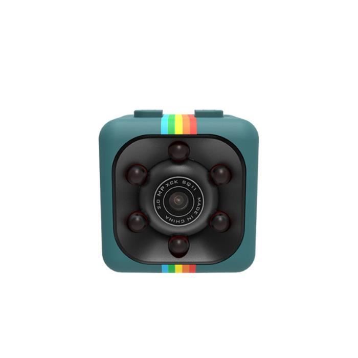 Mini caméra espion cachée sans fil: caméras de sécurité secrètes micro pour la surveillance HD 1080p intérieure et extérieure Bleu