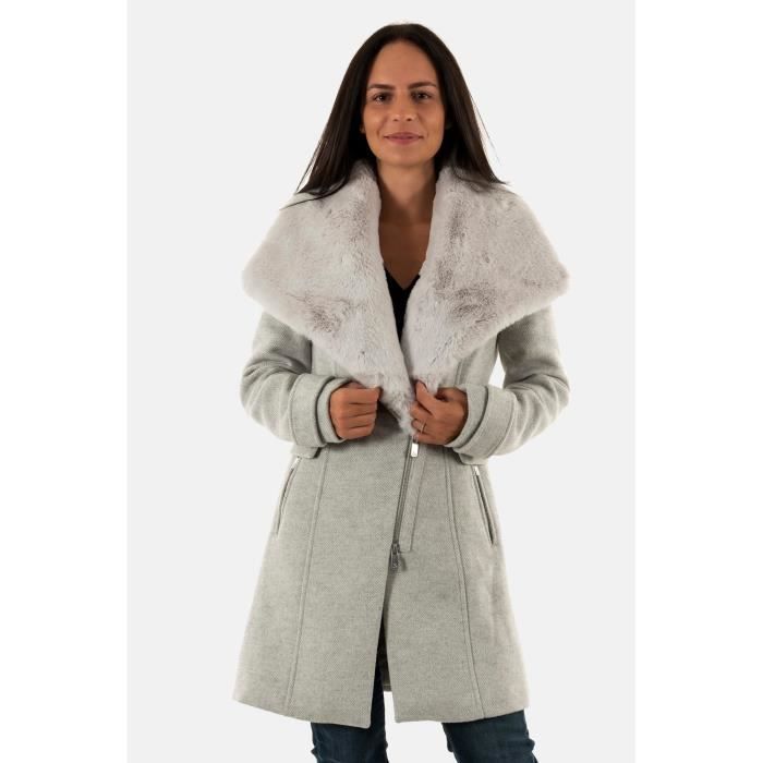 Manteaux salsa lisboa 3047 Gris Cdiscount Pret a Porter