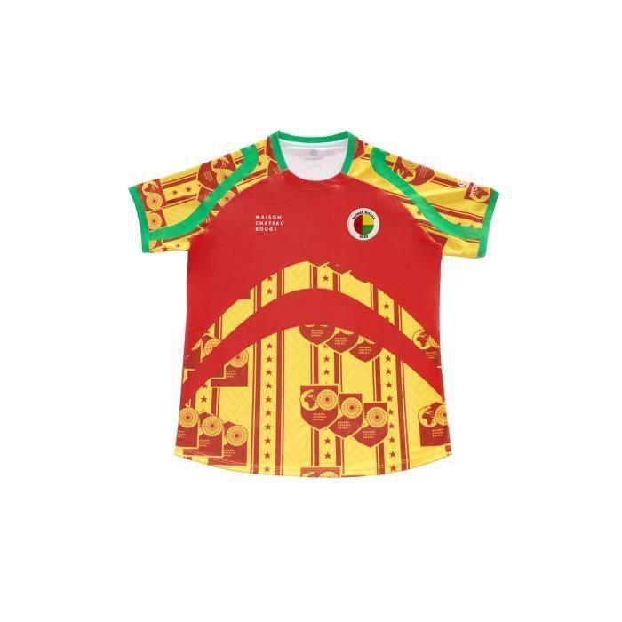 Maillot Guinée-Bissau Maison Château Rouge - rouge/vert/jaune - XL