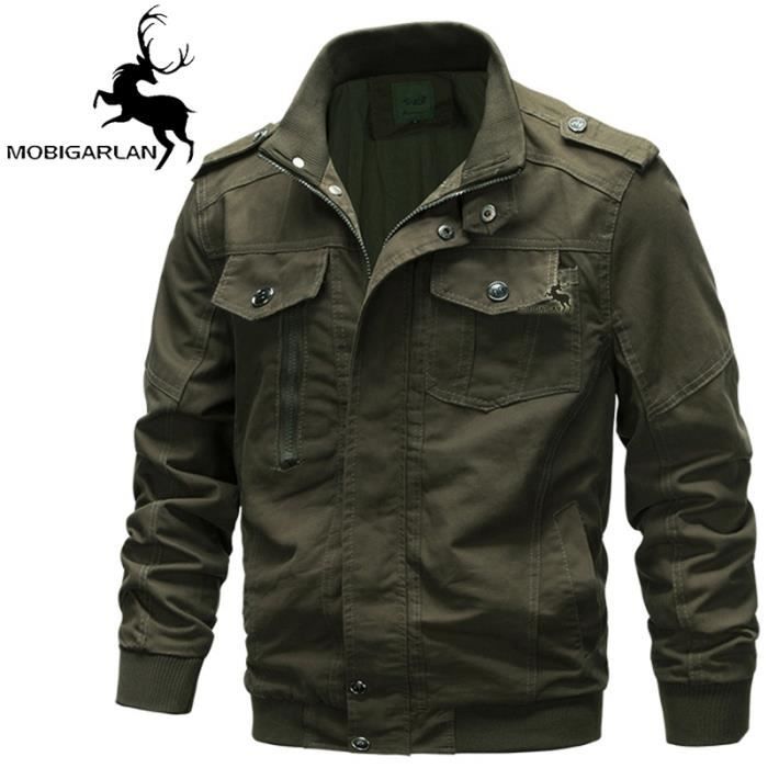 Blouson Homme Zippé Avec Poches Marine