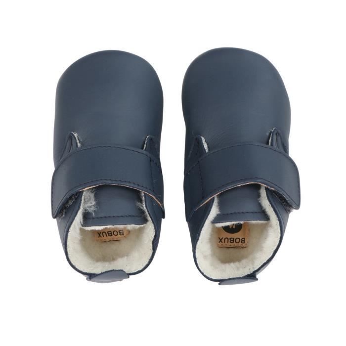 Chaussons B b en Cuir Souple BOBUX Soft Soles Desert Artic