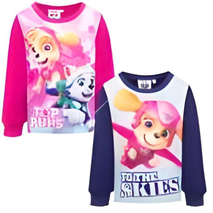 Sweat PAT PATROUILLE Fille Couleur marine Rose marine Cdiscount Pret a Porter