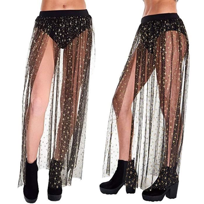 jupe transparente plage