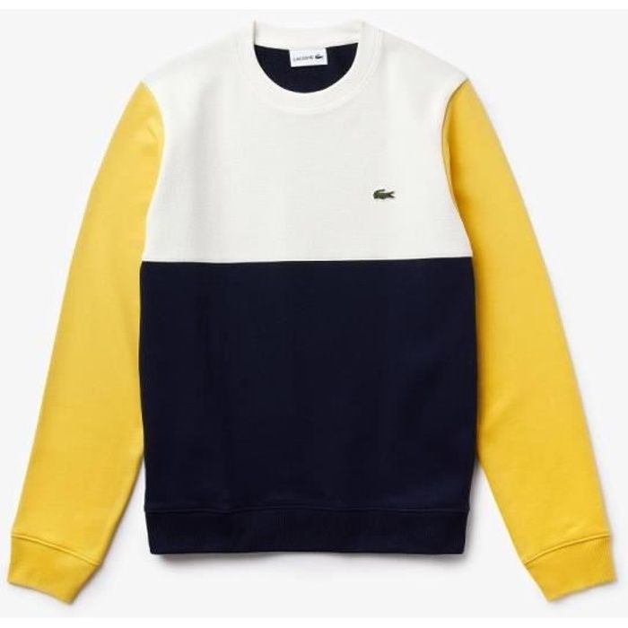 pull lacoste jaune