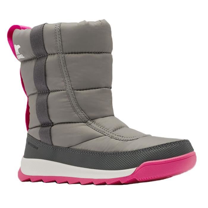 youth whitney ii bottes neige fille sorel - taille 26 - couleur gris