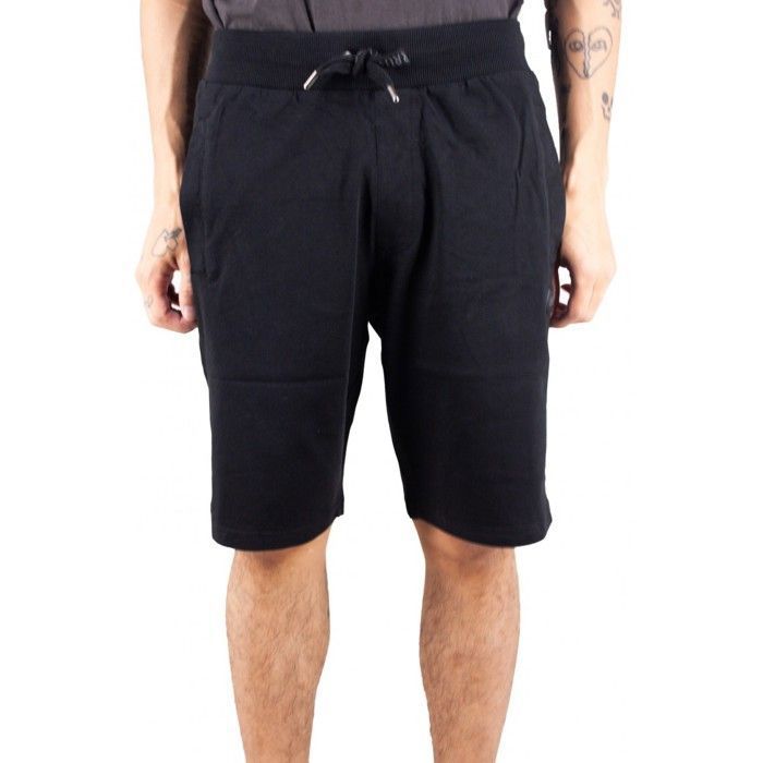 Cerruti 1881 Short uni en coton Etretat Noir Homme Noir