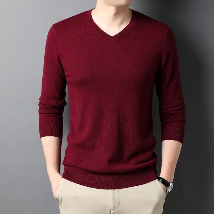 Pull homme Lacoste – Encolure V – Taille 5 - Vêtements