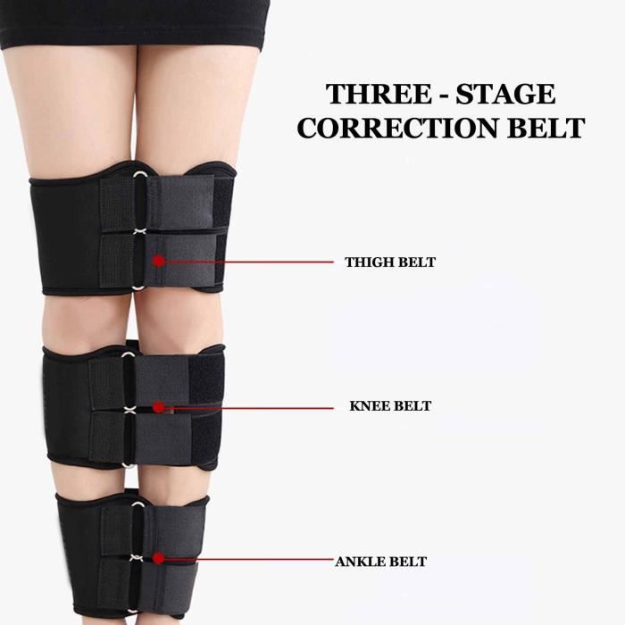 OMABETA Correction des jambes O Ceinture de correction de jambe O X Correcteur de posture