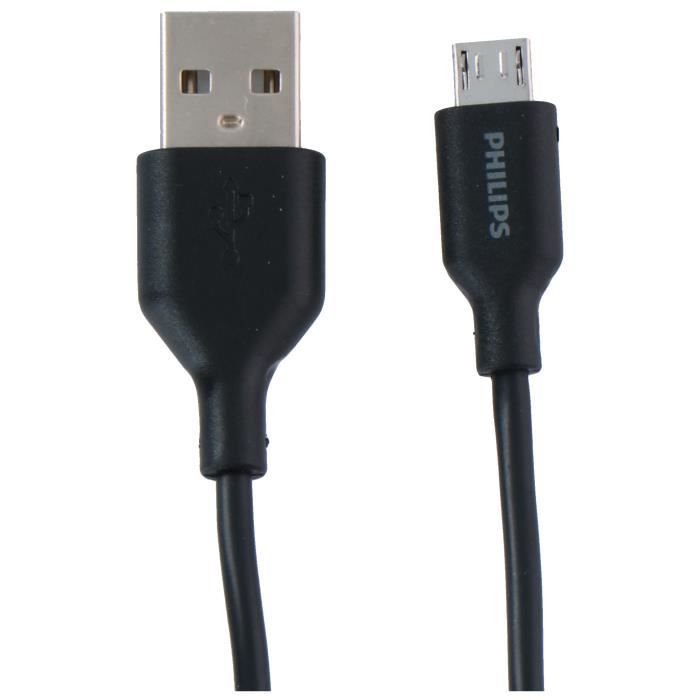 Philips Câble De Charge Et De Synchronisation Des Données Micro USB 1,2 M