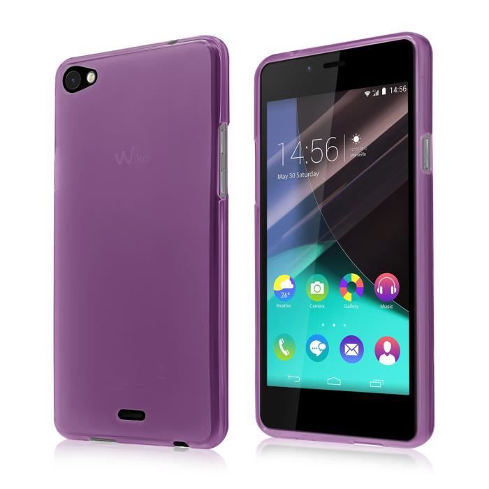 Wiko Cink Sli - Carcasa de TPU, color negro : Aazon.es