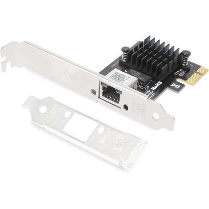Carte Réseau Pci-E 2,5 Gbase-T, Port Rj45 Unique 2500-1000-100 M-10 ...