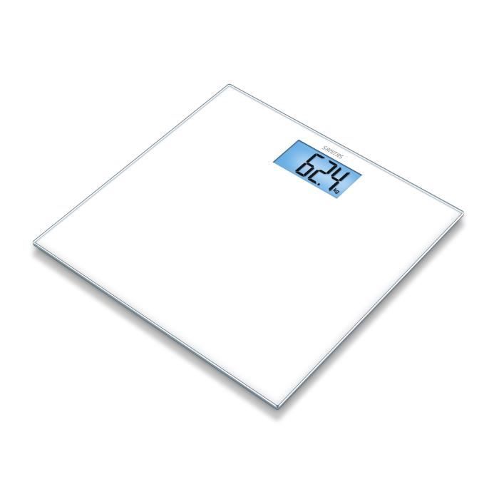 Sanitas Pèse-personne SGS 03 150 kg Verre Blanc