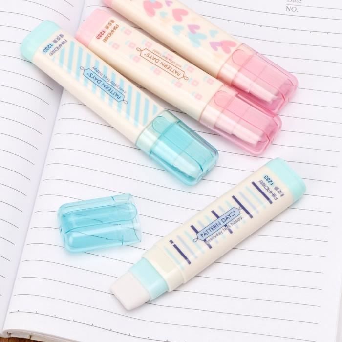 4 Pcs Ensemble Gomme Blanche, Mini Gommes à Effacer Caoutchouc Crayon Gomme  pour Cadeau Fournitures Scolaires Pape - Cdiscount Beaux-Arts et Loisirs  créatifs