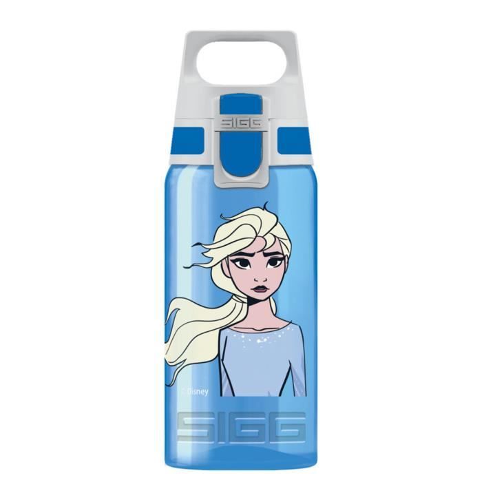 Gourde SIGG Enfant 0,4L - Paille Intégrée, Motif Papillon - Sans BPA
