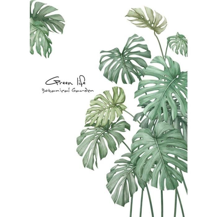 Get Wallpaper 1 Pc Bricolage Tropical Plage Feuille De Palmier Plantes Stickers For Free