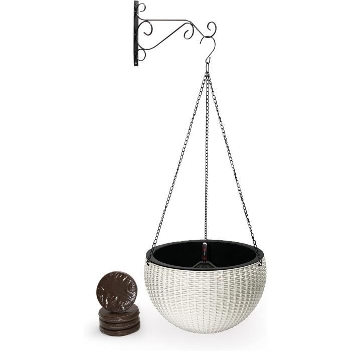 Pot Suspendu Auto-arrosant Transparent Mikikit – Idéal Pour Plantes D’intérieur, Décoration Maison Et Jardin - 4