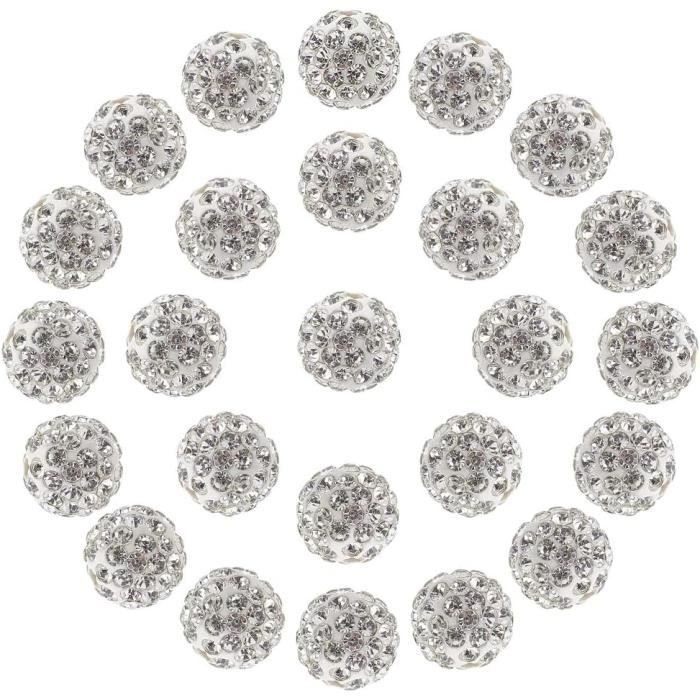 Cuentas Cúbicas De Cristal Con Agujero Grande Para 20 Piezas