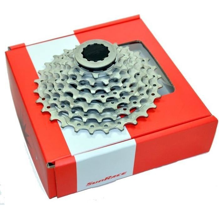Cassette vélo - SUNRACE - 7 vitesses - 11x28 - couleur argenté