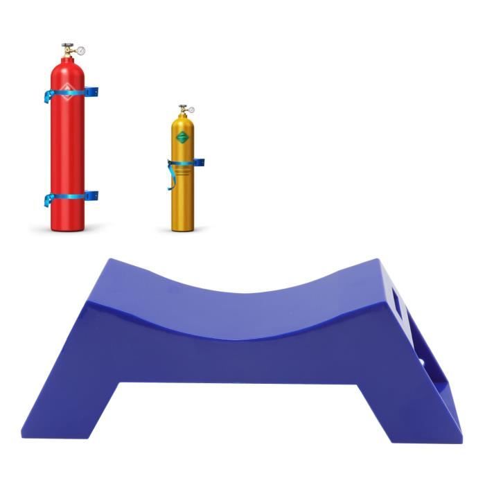 Lot De 3 Supports Muraux Pour Bouteilles De Gaz - Fixation Sécurisée Réservoir Propane/azote - Idéal Atelier, Labo