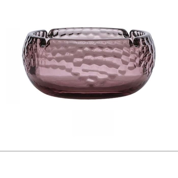 Cendrier En Verre Cristal Uotyle - Élégant Pour Salon, Bureau Et Cadeau Homme