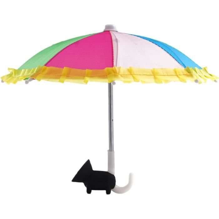 Lot De 3 Parapluies Pour Téléphone - Ventouse Cochon - Protection Soleil Écran