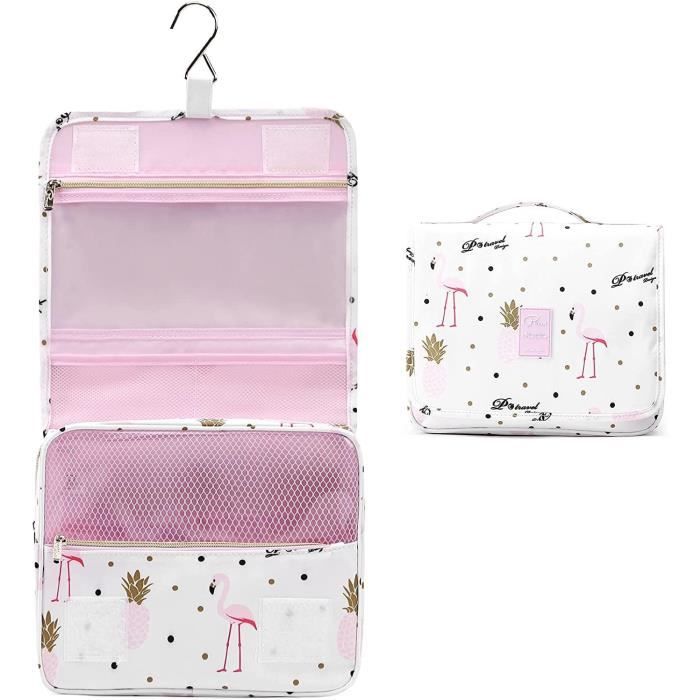 BOACAY Trousse de toilette de voyage à suspendre pour femmes et hommes