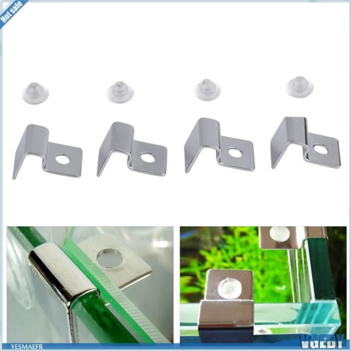 Comparer les prix de Support de couverture d’aquarium - VGEBY - 4 pièces/ensemble - 6 mm - Animalerie
