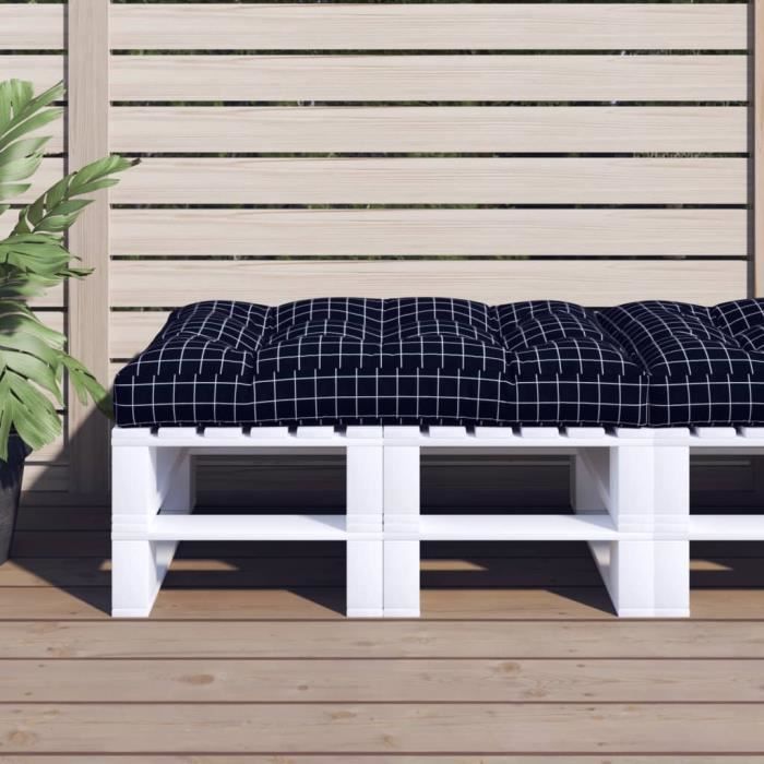 6 Coussins De Chaise D'Extérieur 40x40cm - Tissu Oxford Imperméable - Rembourrage PP Doux Avec Attaches