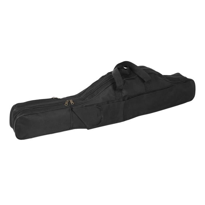 Sac De Transport Pour Cannes à Pêche TSF - Housse Oxford 5 Cannes, Poches, Sangle D'épaule, Couleur Vert Kaki