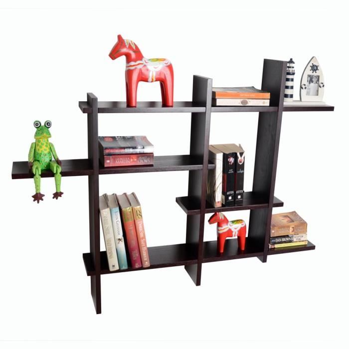 WATSONS étagère murale noir Cdiscount Maison