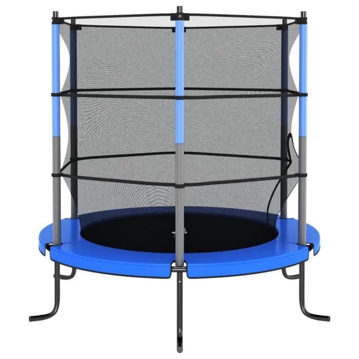 HUA Trampolines Trampoline avec filet de sécurité Rond 140x160 cm