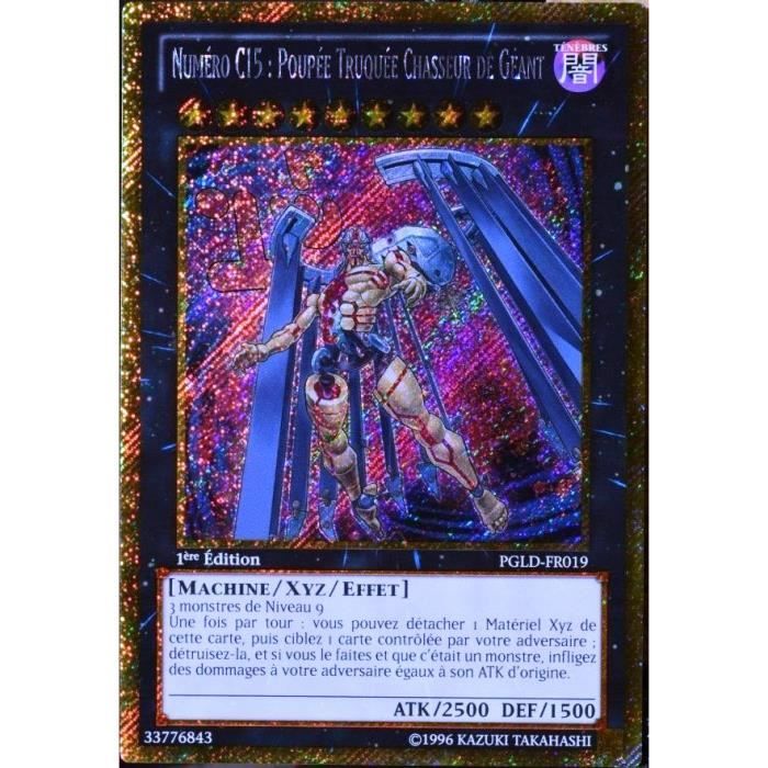 Carte Yu Gi Oh Pgld Fr019 Numero C15 Poupee Truquee Chasseur De Geant Fr Achat Vente Carte A Collectionner Cdiscount Carte Yu Gi Oh Pgld Fr019 Numero C15 Poupee Truquee Chasseur De Geant Fr Achat Vente Carte A Collectionner Cdiscount