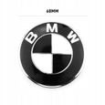 40x Caches Moyeu Centre Roue 68mm BMW noir blanc Logo Enjoliveur-1