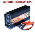 Convertisseur 3000W pur sinus ecran LCD（DC 12V à 220V AC ）- Onduleur-1