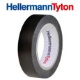 HellermannTyton - Lot de 10 rubans isolant de 10m et de largeur 15mm Noir-1