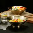 1Pc Household Stainless Steel Storage Bowl Restaurant Bibimbap saladier service de table-1