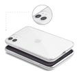 VCOMP® Pour Apple iPhone 11 6.1": Coque Silicone gel UltraSlim et Ajustement parfait + mini Stylet - TRANSPARENT-1