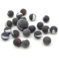 MaRécréation-MesBilles Lot de 20 Billes 16 mm + 1 calot 25 mm Pirates, 3T-1FNH-8RZV, Noir