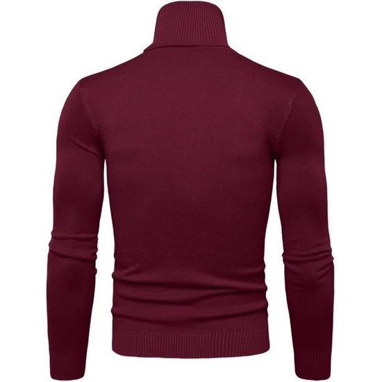 Col roulé on sale homme rose
