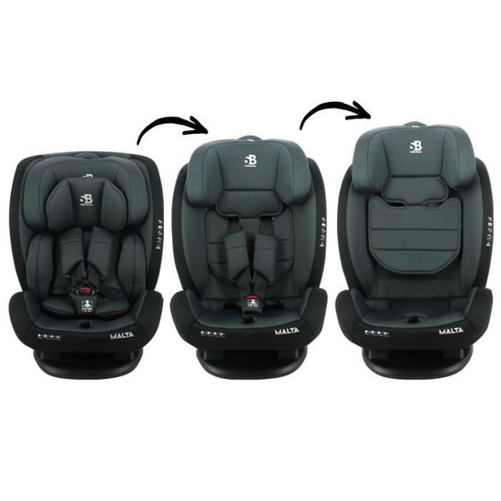 Siège auto MALTA groupe 0/1/2/3 (0-36kg) - protection latérale - inclinable  - dos route 0-18kg - Safety Baby - Achat / Vente siège auto Siège auto  MALTA groupe 0/1 - Cdiscount