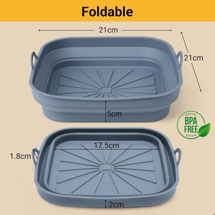22Cm Air Fryer Accessoires, Moule Silicone Air Fryer Xxl Pour Cosori 5