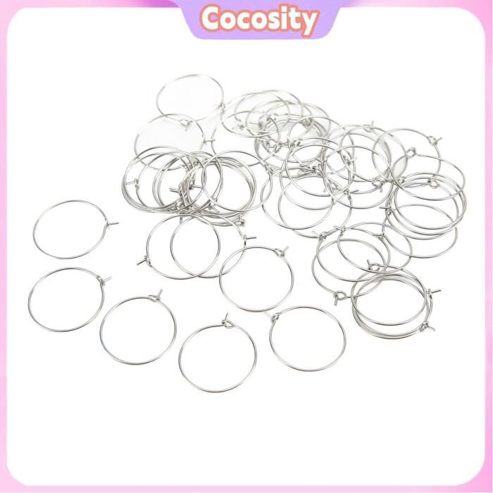 SOFPLATE 1 boîte de 80 pièces de Boucles D'Oreilles Cabochons SOFPLATE 1 boîte de 80 pièces de Boucles D'Oreilles Cabochons