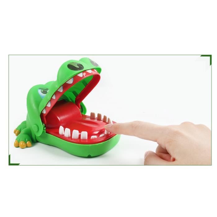Jouet Crocodile Dentiste - Jeu D'Action Et De Réflexe - Pour Enfants Et Famille - Version Grand Modèle