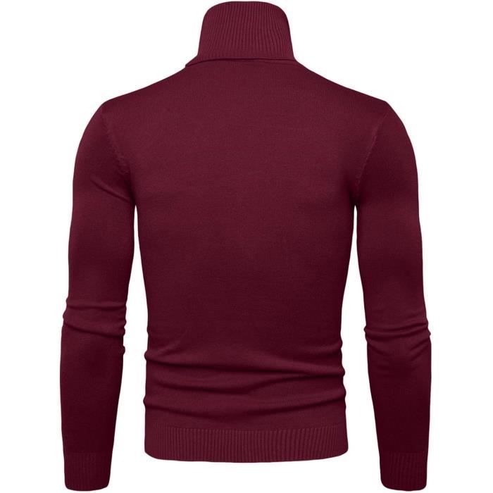 Col roulé best sale homme slim fit