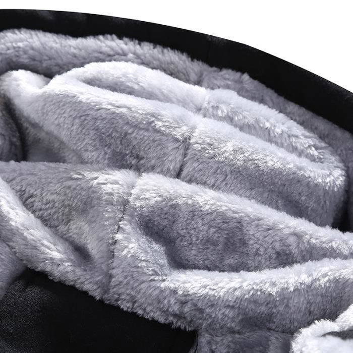 Hommes Survêtement Chaud Polaire Sport Sweat À Capuche Manteau Hoodies + Pantalon Sueur Suit