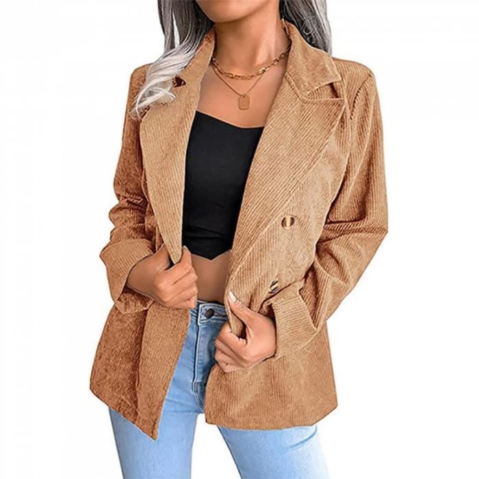 Blazer velours cotelé on sale femme