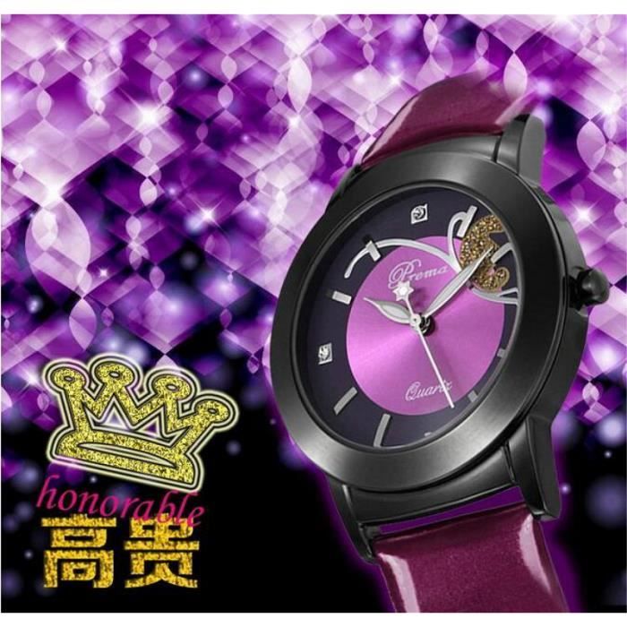 Montre quartz Prema gros cadran ladies watch tudiant forage